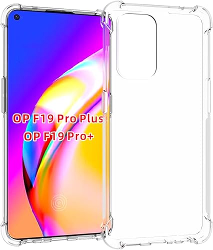 Funda para Oppo Reno 5Z  Oppo F19 Pro PlusOppo A94 5G  Oppo A95 5G Transparente TPU Cuatro Esquinas Funda Protectora Transparente Suave disponible en Yaxa Peru