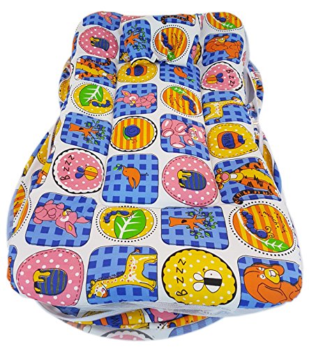 Image of Amardeep and Co Toddler Mattress with Mosquito and Insect Protection Net 70 * 40 cms (Animal Purple)