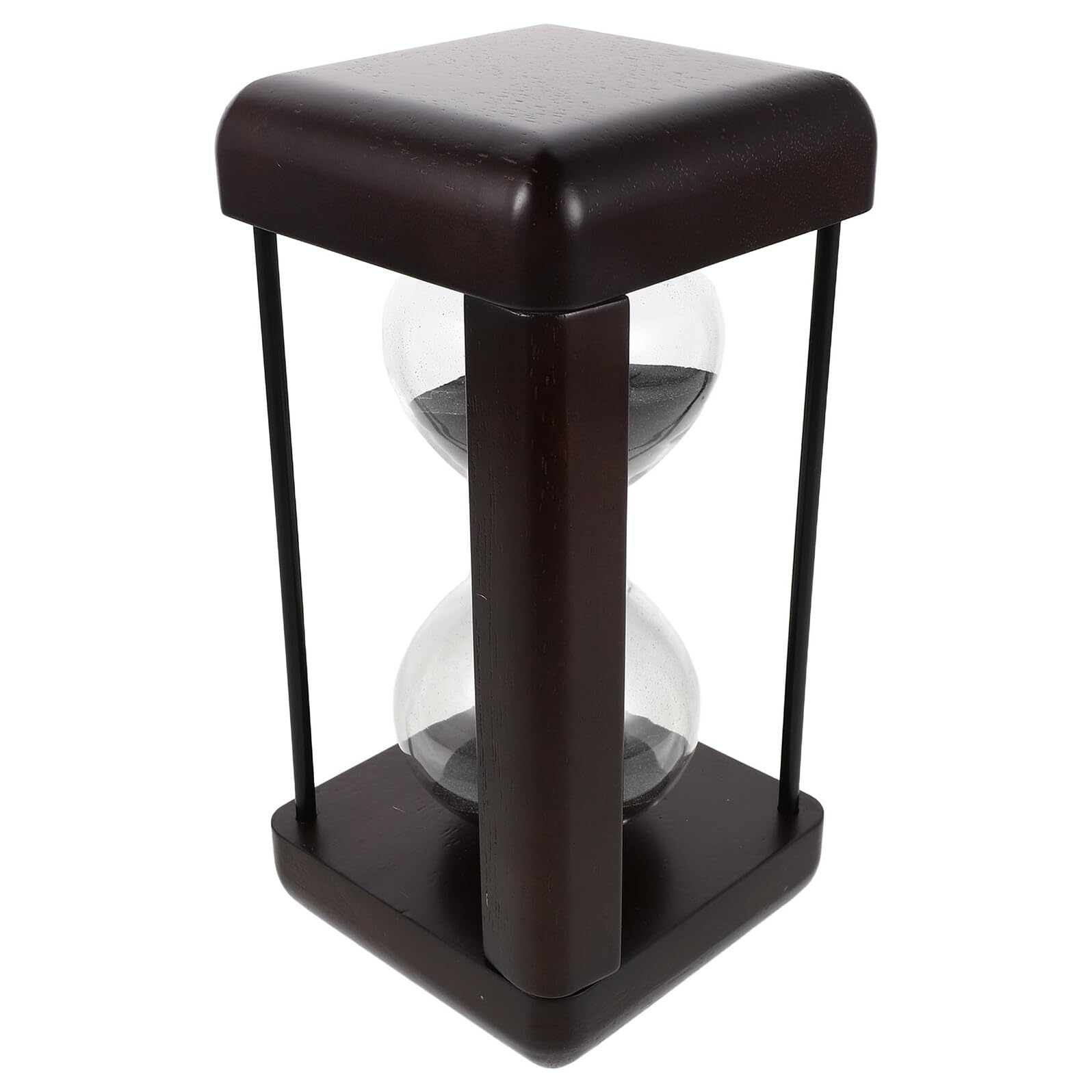 Temporizador de Reloj de Arena Avanzado Adorno de Escritorio de Vintage Temporizadores de Reloj de Arena para Cocina Aula Oficina Minutos de Negra