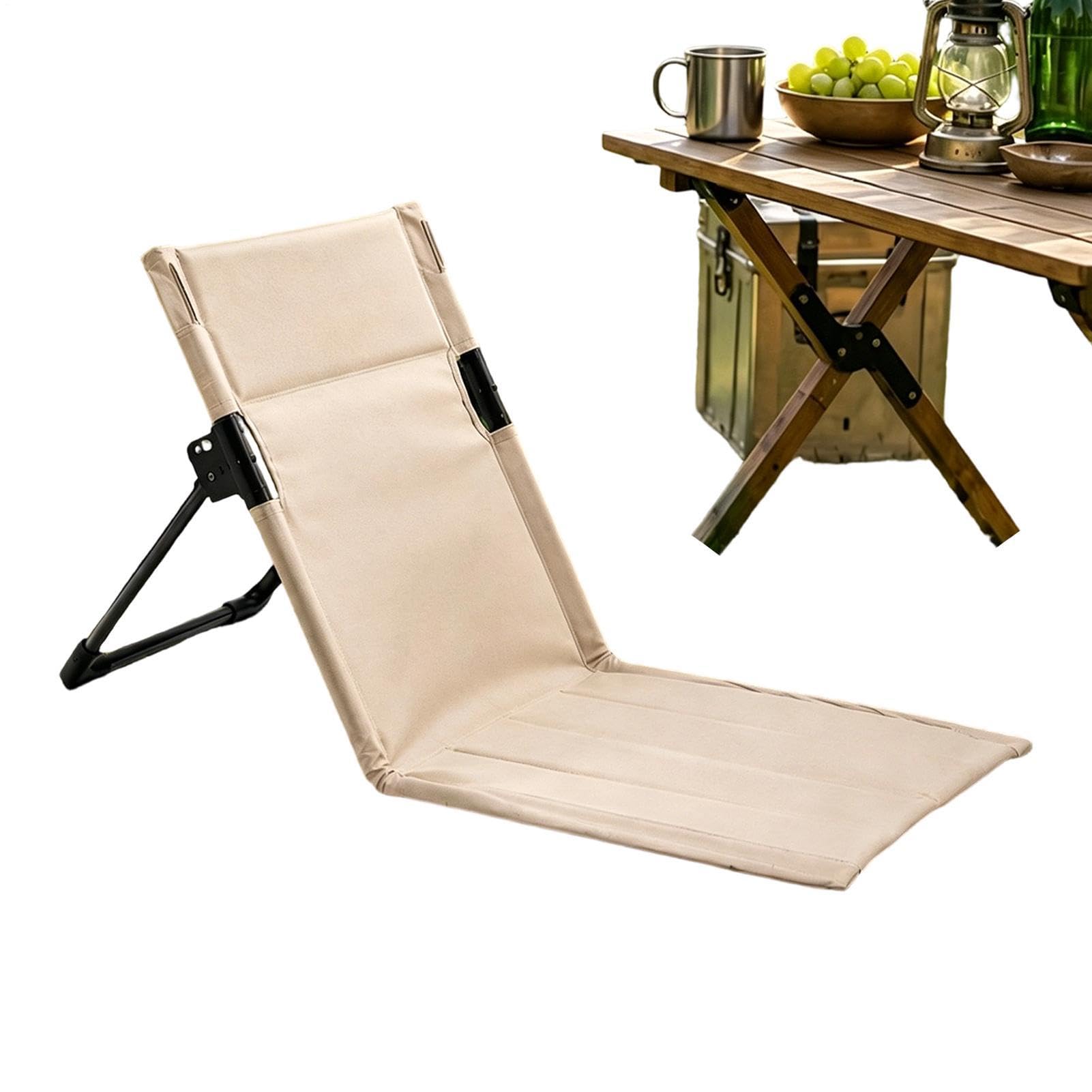 Chaise longue pliable idéale pour vos pique-niques, voyages et journées pêche