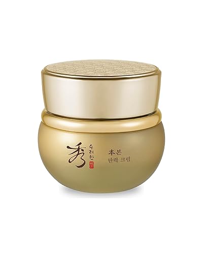 Sooryehan Bon (crema firme, 2.5 fl oz) - Aprieta y nutre, cuidado de la piel coreano. Hidratante de cuidado de elasticidad para cara, cuello,