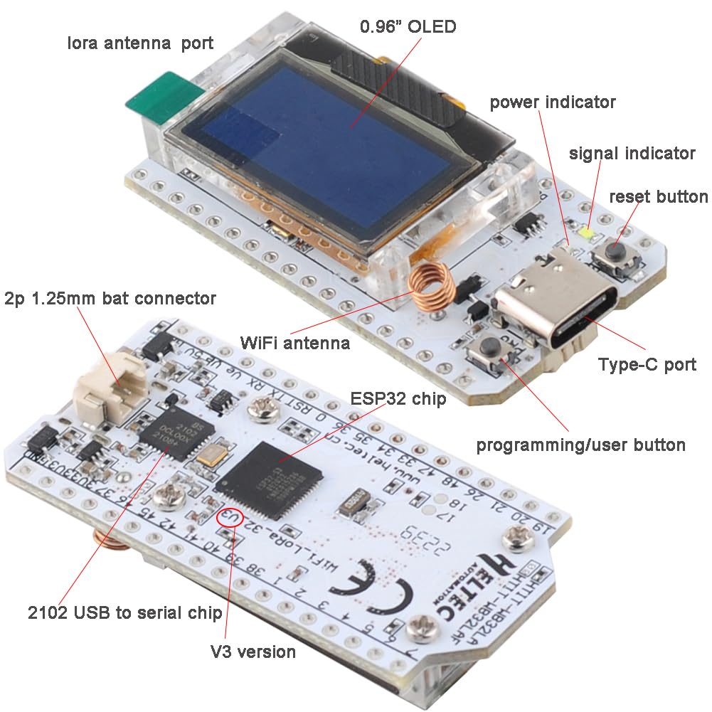 Antenna LoRa 868 MHz 5 DBi | SMA Maschio | Confezione Da 3 | Per Meshtastic, ESP32 E Gateway IoT - 2