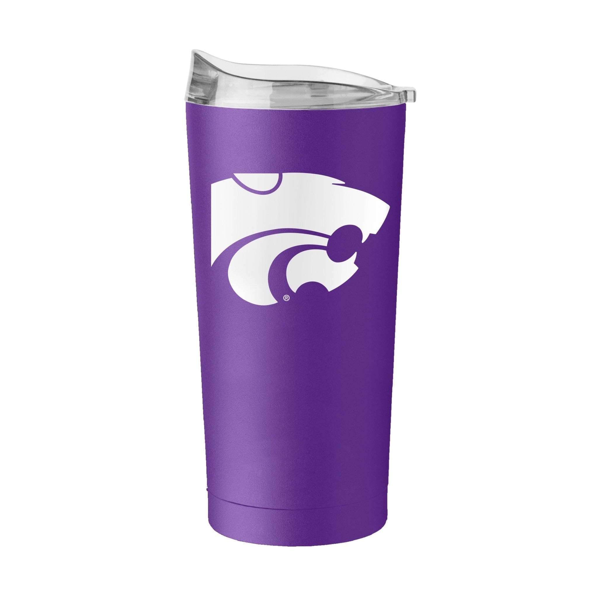 Logo Brands 20 oz Powder Coat Tumbler- Insulated Tumbler with Lid for Water, Iced Tea or Coffee, Smoothie and More
