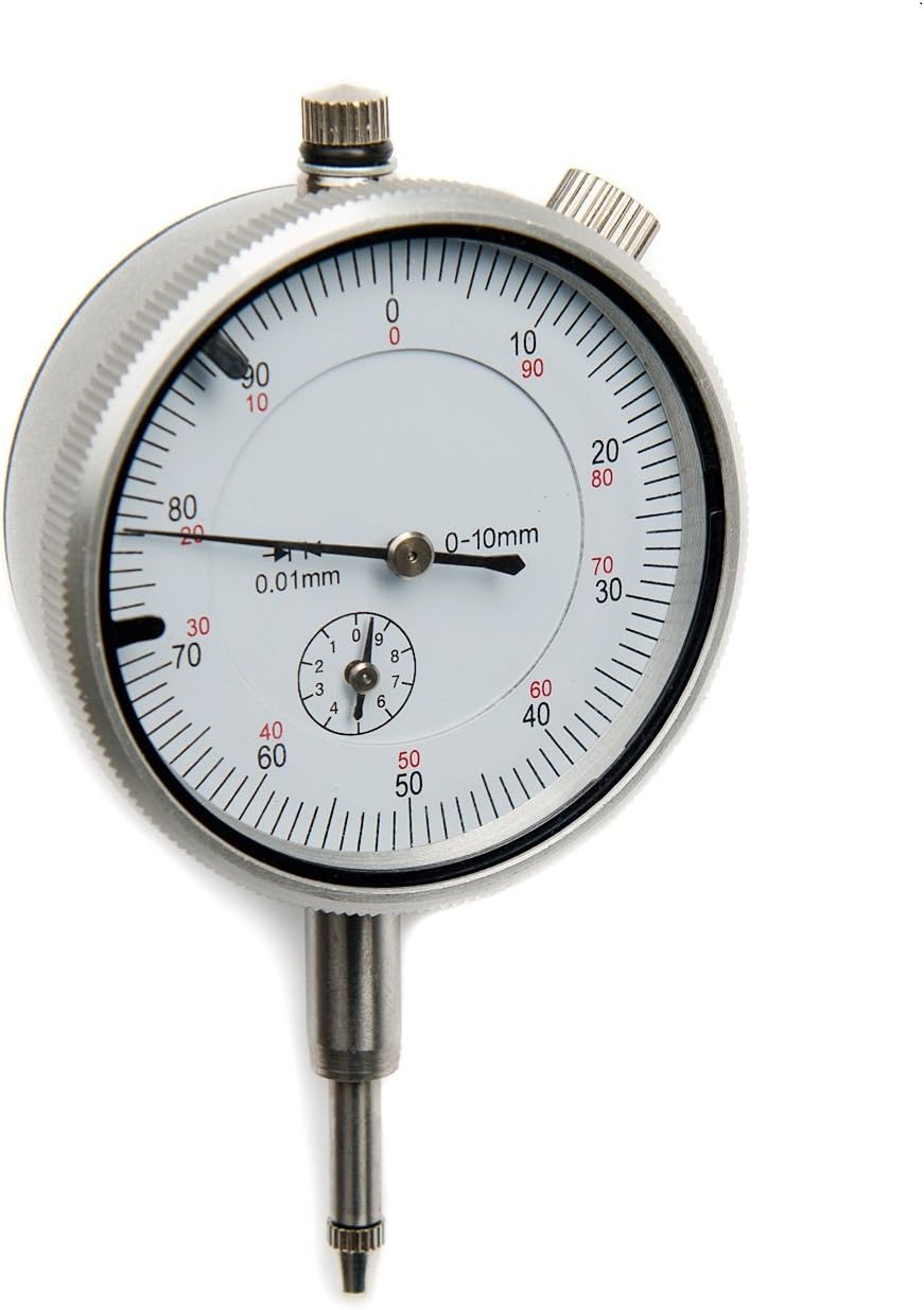 0-10mm Dial Indicator Clock Gauge DTI 0.01mm Large Dial