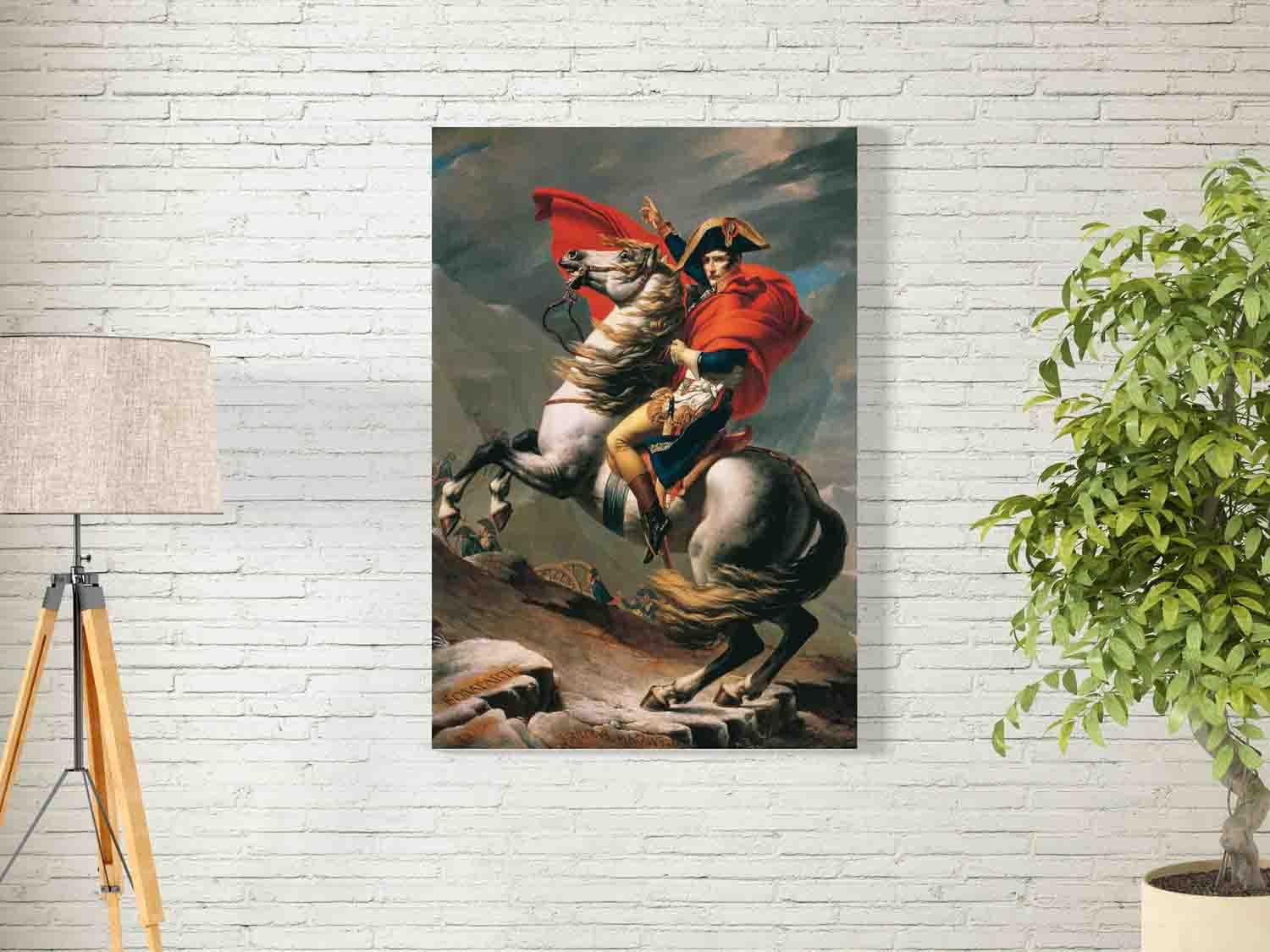 bpaNapoleon Bonaparte Wall Art For Decoration Easy To Hang, 55X35Cm, 1Pcs