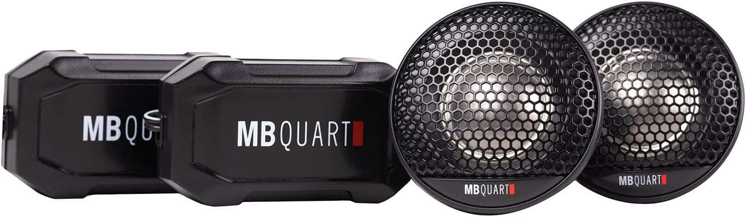 MB Quart Formula FT1-25 Tweeter Kit with two tweeters and two crossovers