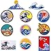 11 Pièces Patch Kanagawa de Vague Désactivée Brodé Applique Badge Fer à Coudre sur Patches Emblème Patch DIY Accessoires, Patch pour Vêtements, Robe, Chapeau, Jeans