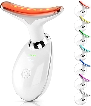 红光治疗仪面部颈部美容仪，彩色多功能肤肤提升紧致