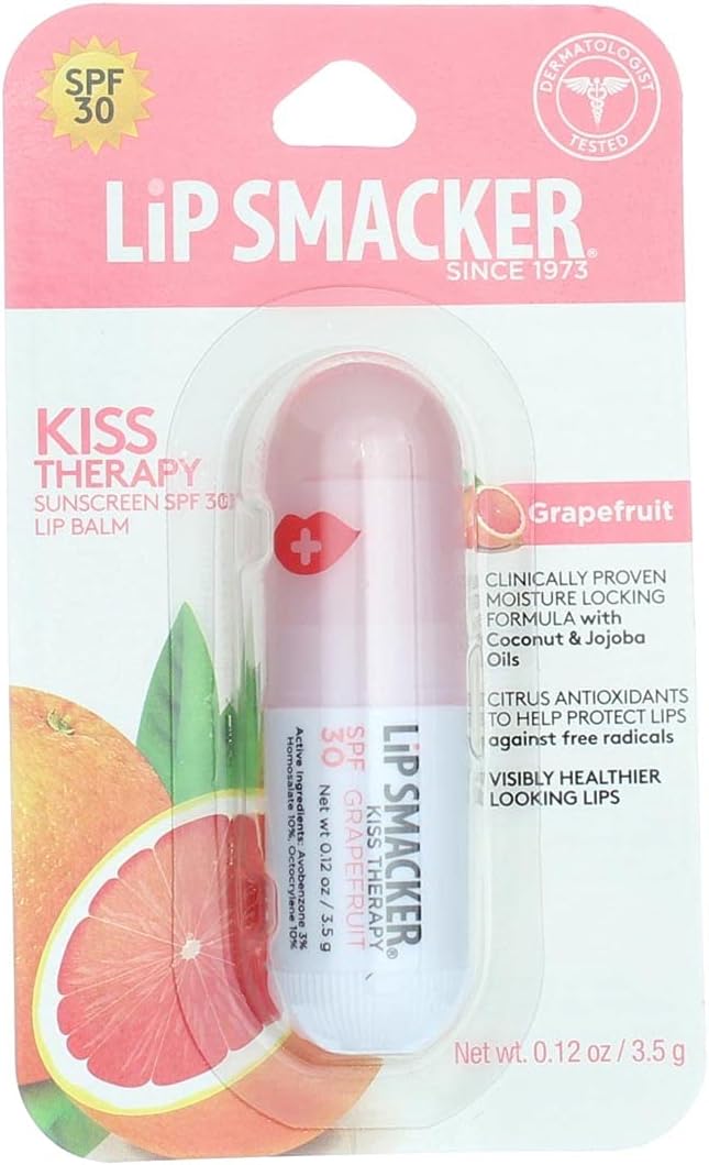 Lip Smacker Kiss Therapy Spf30 Lip Balm Grapefruit (Pack
