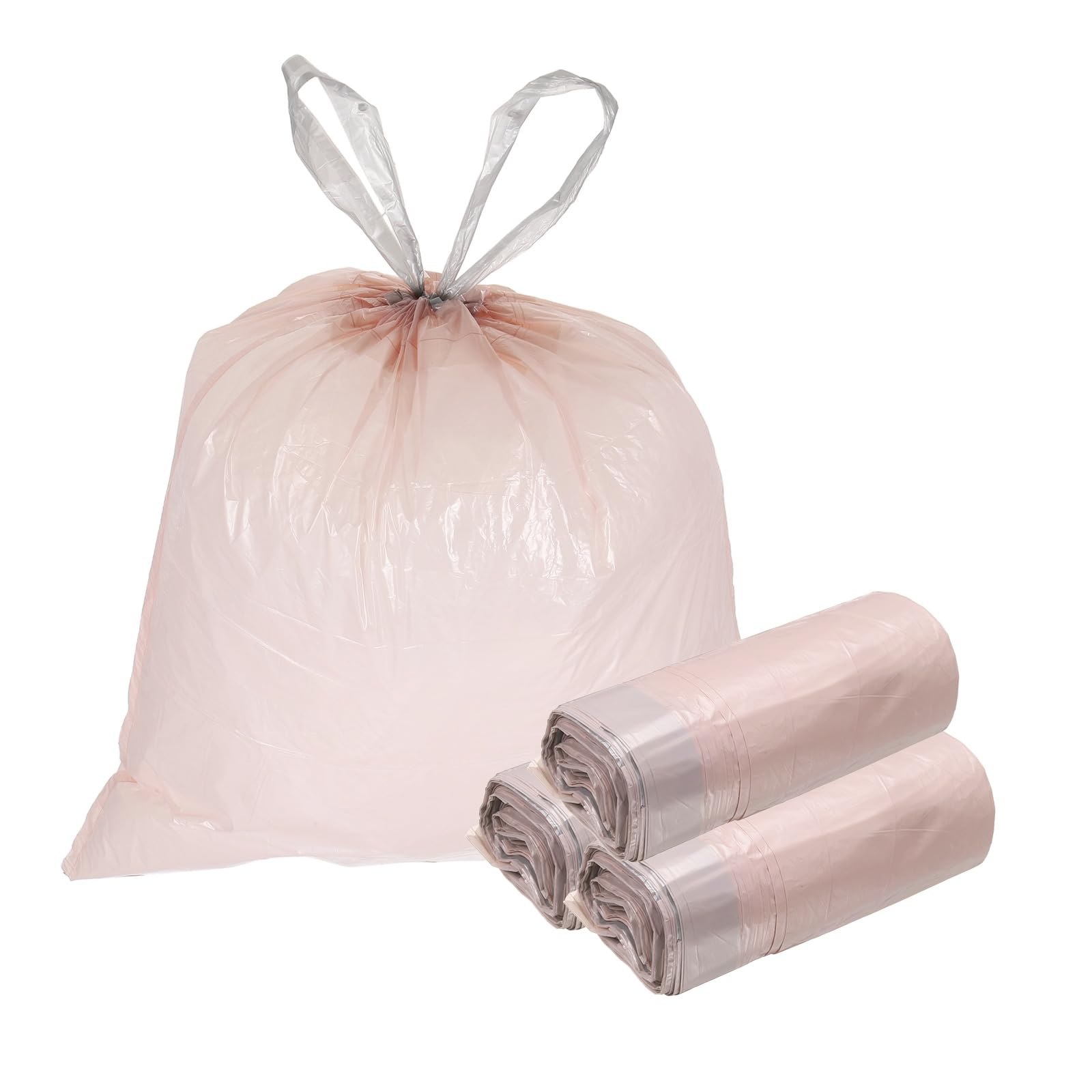 QUARKZMAN 160 Sacchetti Della Spazzatura Con Laccio 5.2 Galloni 20" | Sacchi Per Rifiuti, Rivestimenti Per Cestini Del Bagno, Senza Profumo, Design Anti-Strappo, Per Casa Ufficio Cucina
