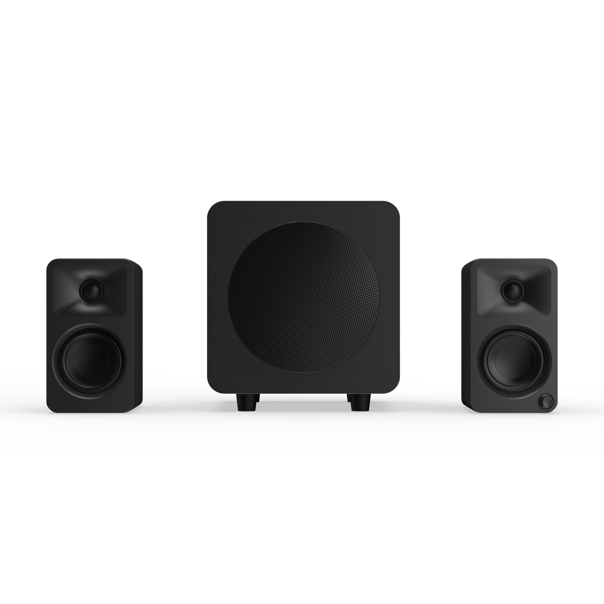Kanto SUB6 Sealed Powered Subwoofer | 200W Peak Power | 6” Woofer | Quick & Accurate Bass | Ultra-compact Design | Matte Black