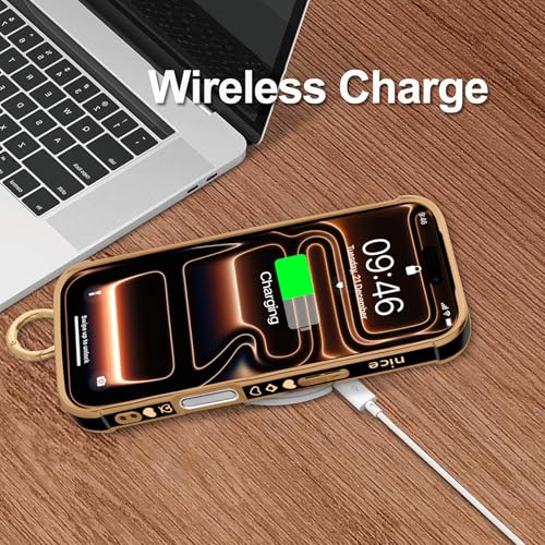 Coque iPhone 17 Pro avec dragonne et support de visionnage intégré - 6