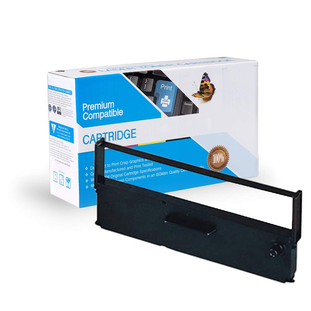 MS Imaging Supply POS Ribbon Replacement Compatible with Epson ERC31, Works with: ERC-31 (Black) (6 Pack)