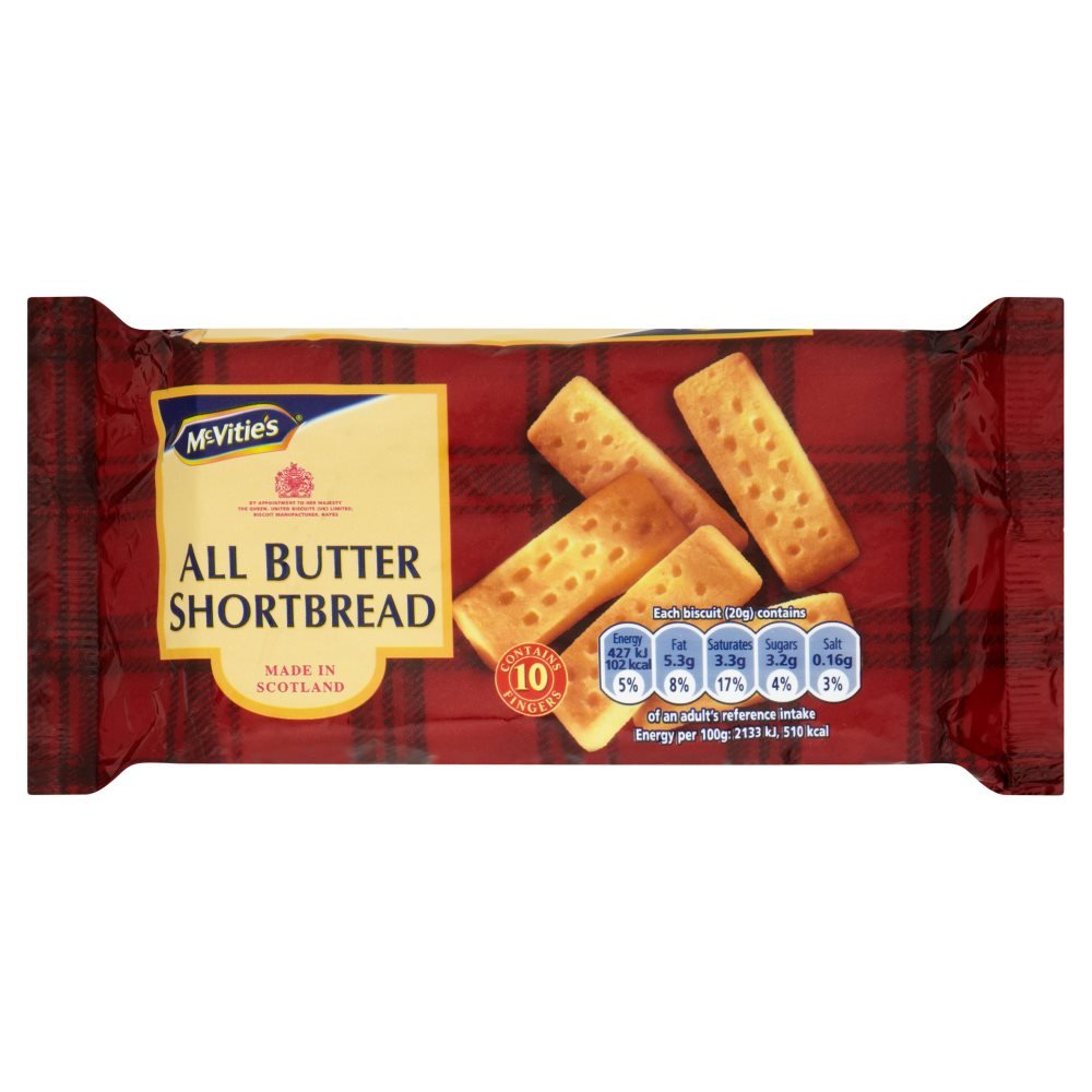 McVities All Butter Shortbread 200g