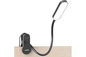 LEPOWER Clip Light for Desk: Enhanced Reading Experience & Eye Protection