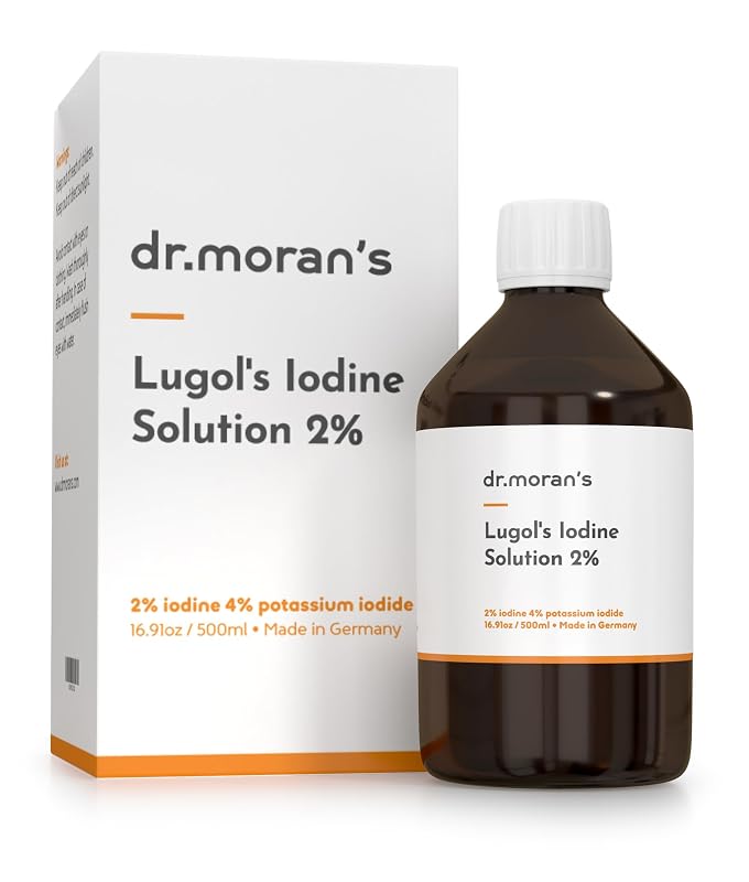 Dr. Moran's Solução de Lugol com iodo 2% e iodeto de potássio 4% 500 mL