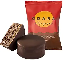 DISPLAY COM 12 UNIDADES DE ALFAJOR CLASSICO ODARA TRADICIONAL 65G CADA