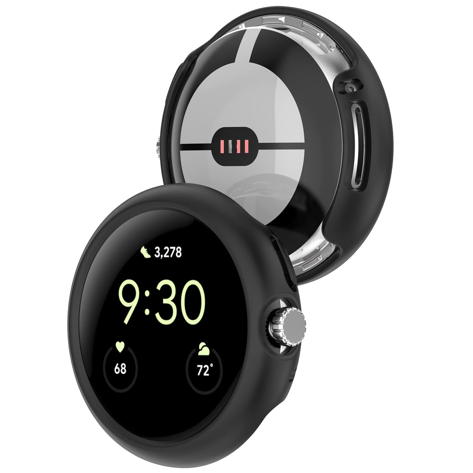 Amazon.com: MOTONG for Google Pixel Watch PC Protective Case