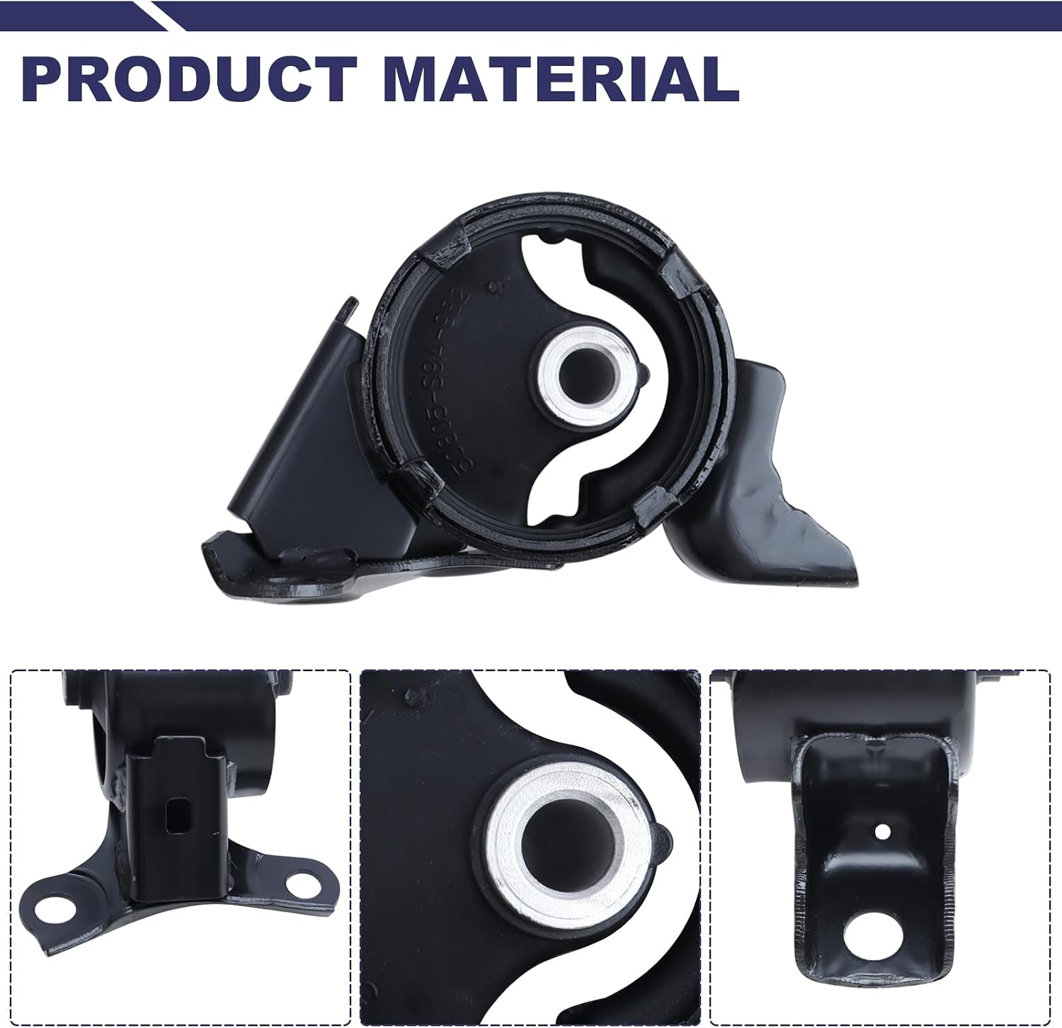 Engine Motor Mount Compatible with 2001-2005 Civic 1.7L Automatic Transmission Replacement for A6588 A6591 A6595 A4511