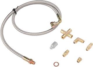 Linha de drenagem de óleo, kit de linha de alimentação de óleo turbo de alta resistência de transferência sem costura para T3 T4 T04E T60 T61 T61 T70