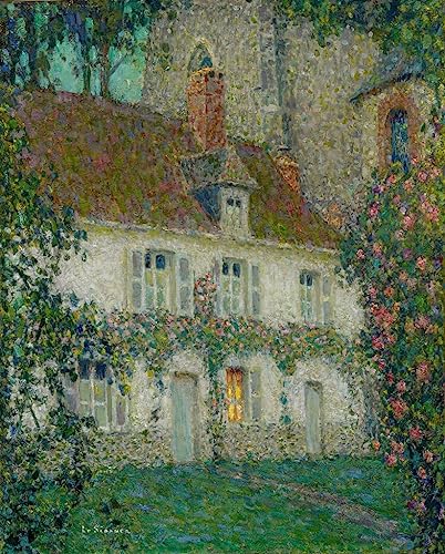 Affiche impression toile peinture murale Gerberoy 60x90