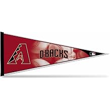Arizona Diamondbacks Soft Felt Pennant, Primary Design, 12x30 Inch, Easy To Hang, Officially Licensed, Made in the USA