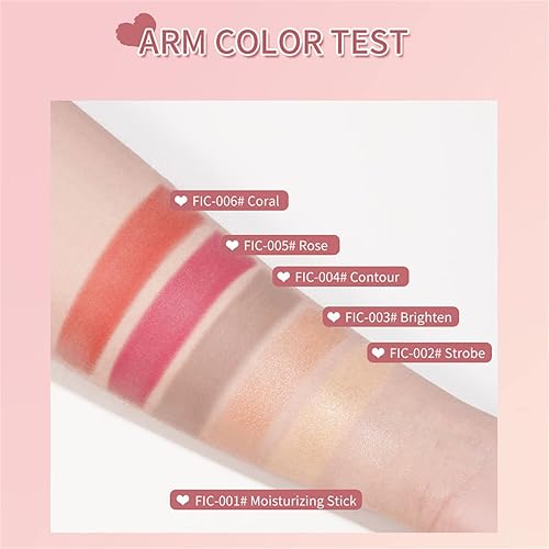 Miniatura 6 de Sombra de ojos crema para maquillaje facial, multiusos, larga sombra de maquillaje resaltado, contorno multifuncional, reparación de palos, palo de