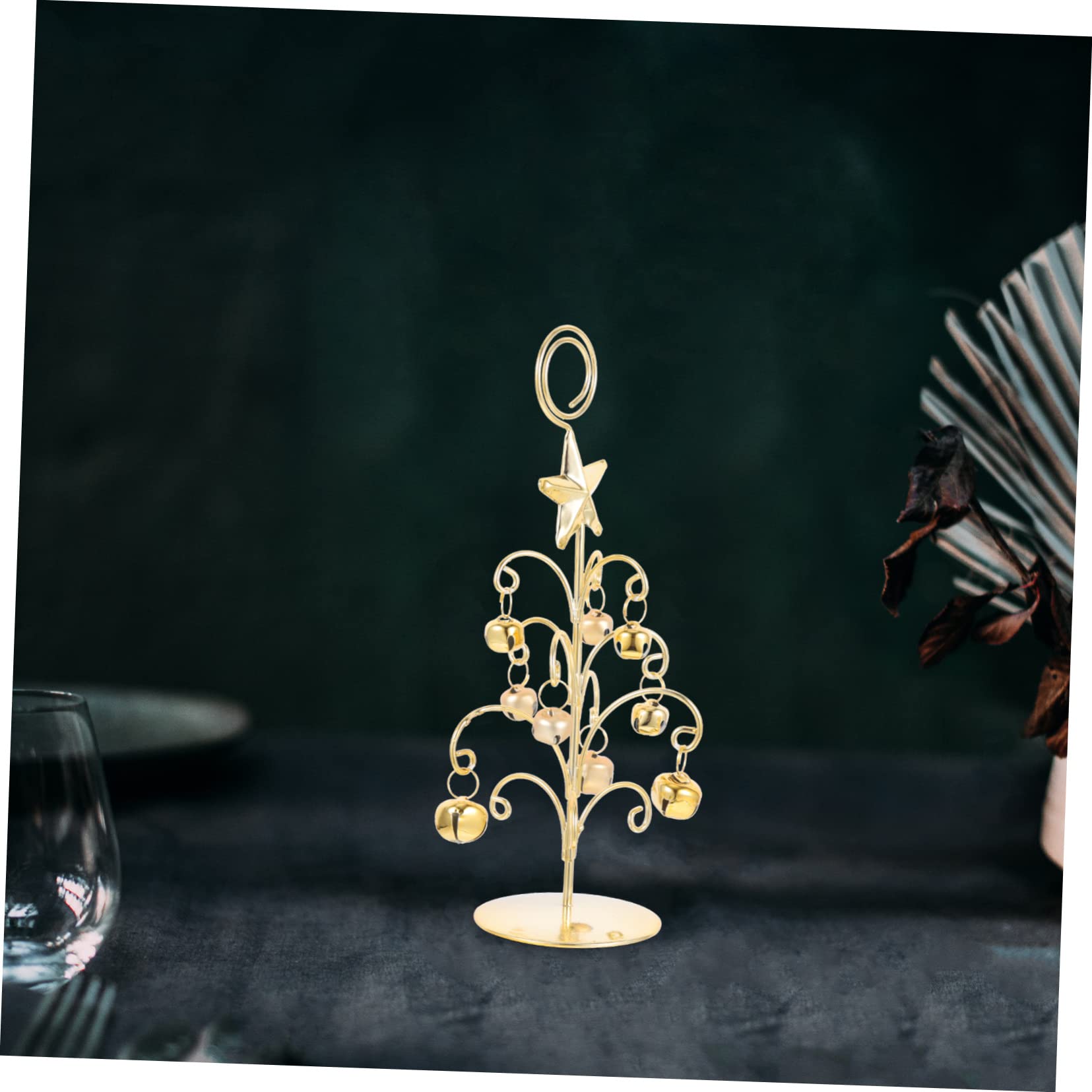 Alipis 5 Pz Porta biglietti natalizi segnaposto segnaposti clip numero tavola di natale fermagli per foto clip ospite carte cartelli matrimonio clip numero di tavolo porta appunti