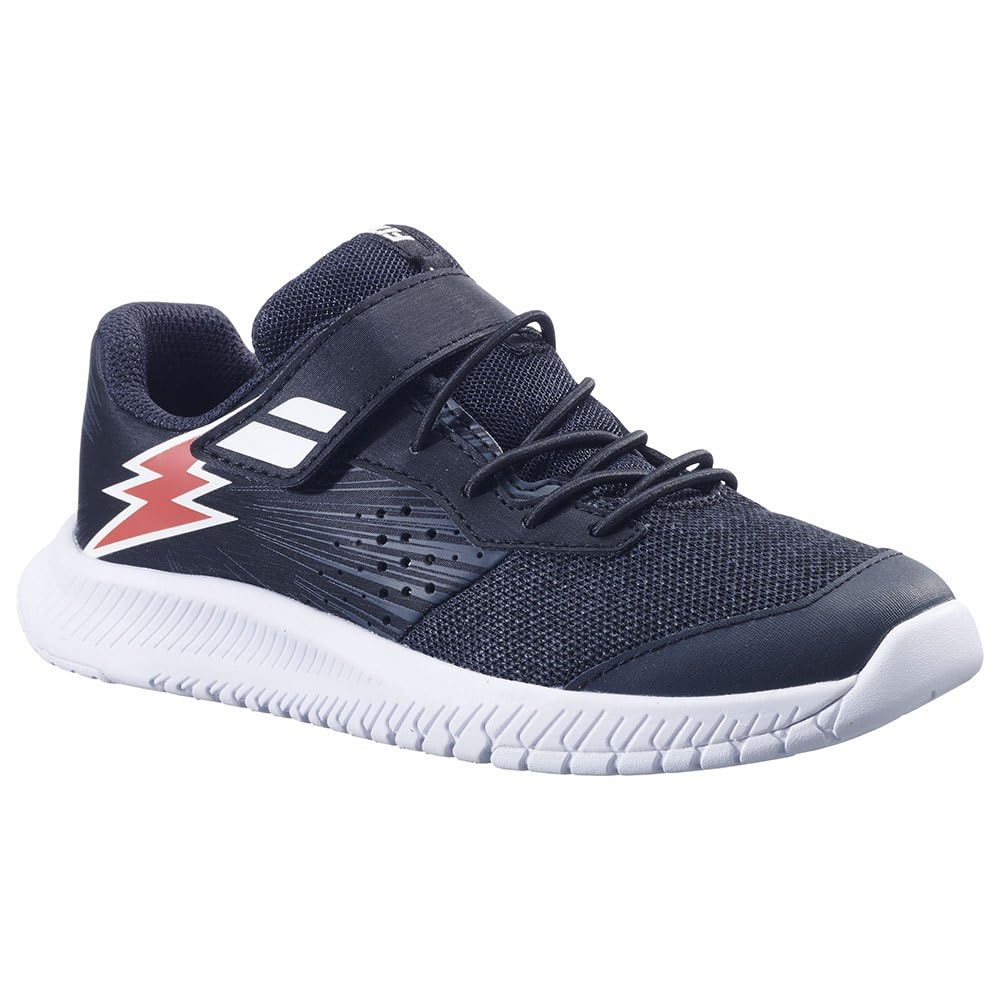 Babolat Enfants Pulsion AC Chaussures De Tennis Chaussures Toutes Surfaces Crème - Bleu