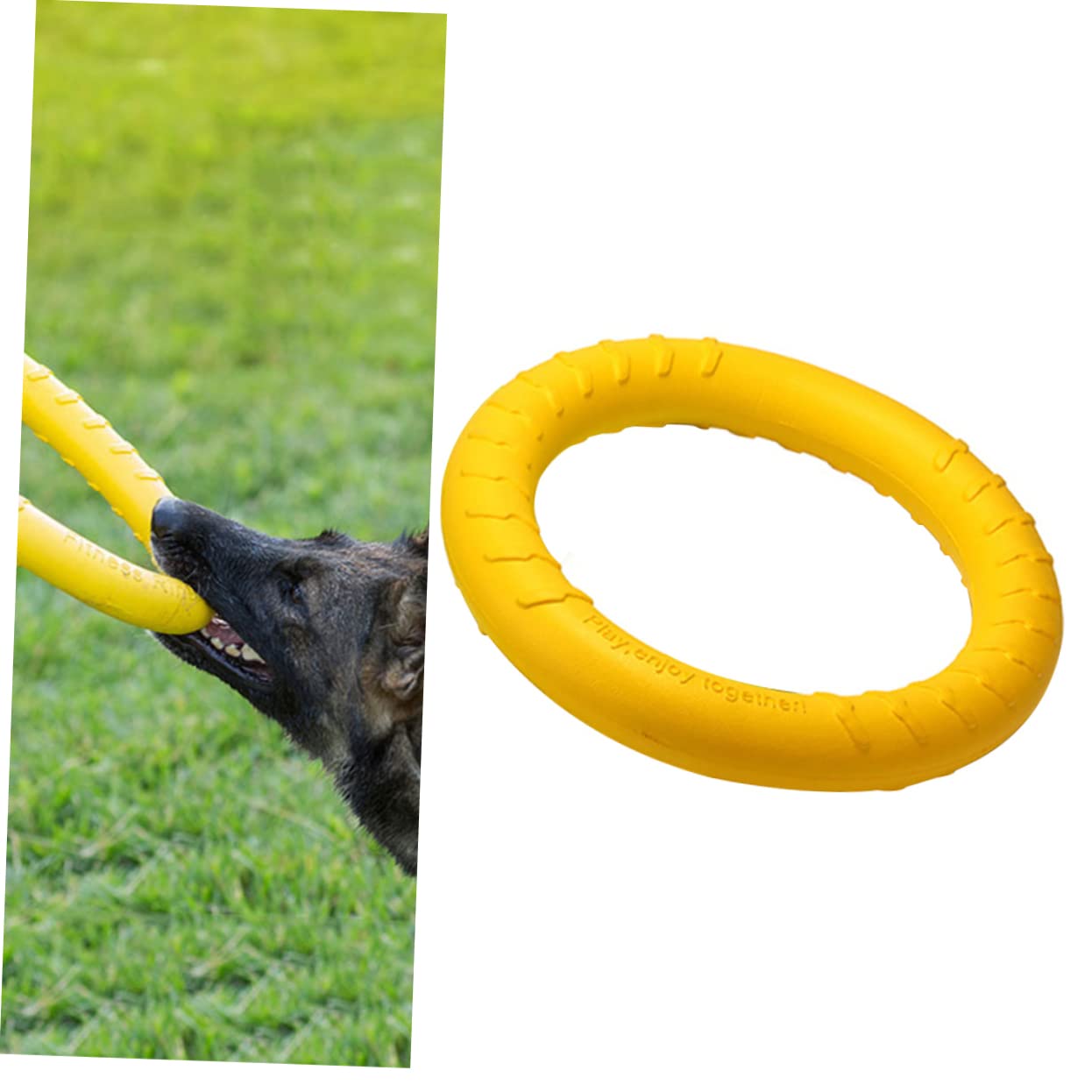 Housoutil 2 Juguetes para La Dentición De Perros Juguetes para Exteriores para Perros Juguetes para Mascotas Juguetes Masticables De Eva para