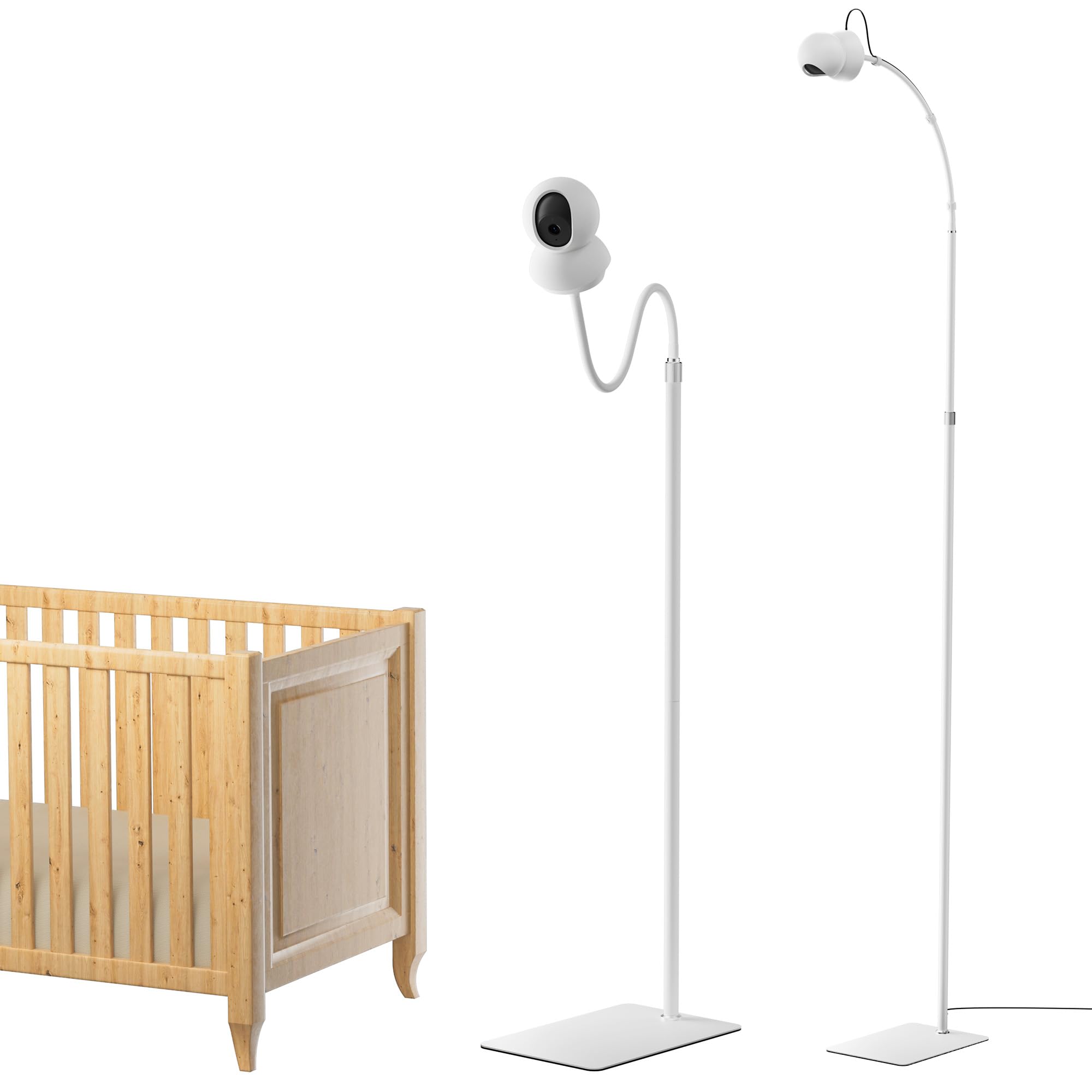 Supporto Per Fotocamera Bambini Aiyraa Supporto Baby Monitor Universale - Flessibile Per Eufy, TP-Link, Reolink, Senza Fori Supporto Per Telecamera - 11