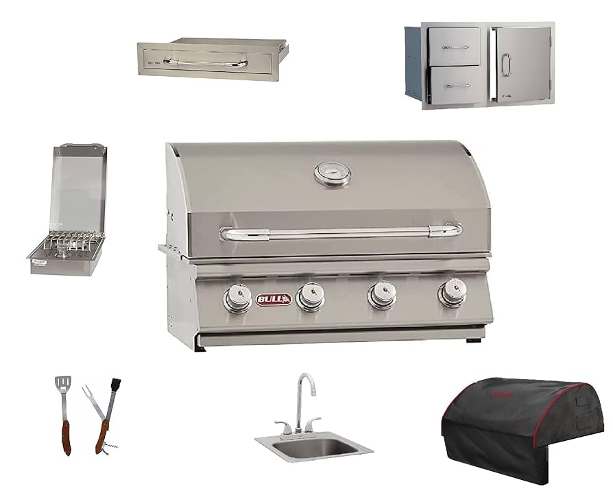 RIZAP QUICK BURNER+ 30本 30” 4 Burner Drop In Gas Grill with Rotisserie Burner – NXR