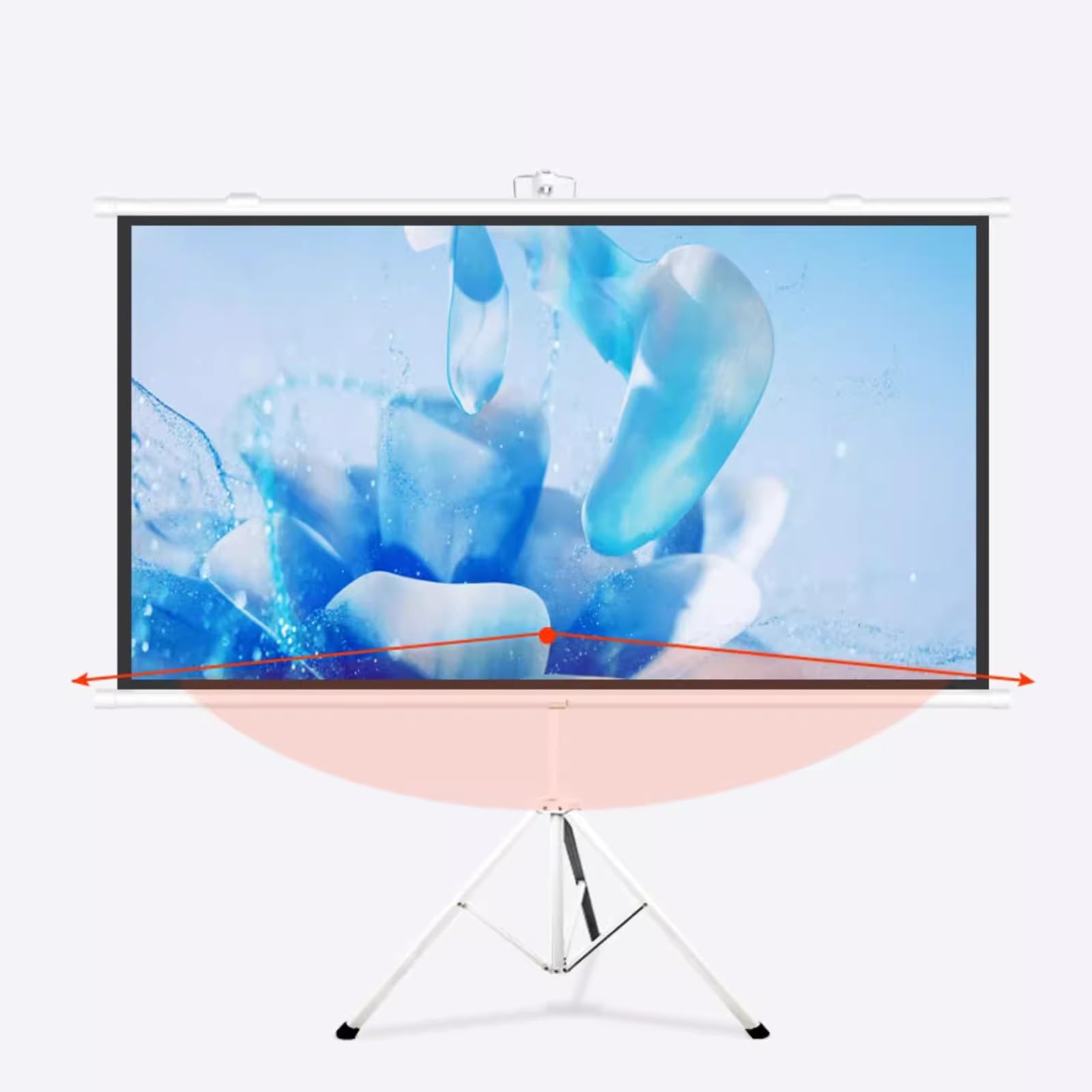 Amazon.co.jp: プロジェクタースクリーン スタンド付き ポータブル Hd