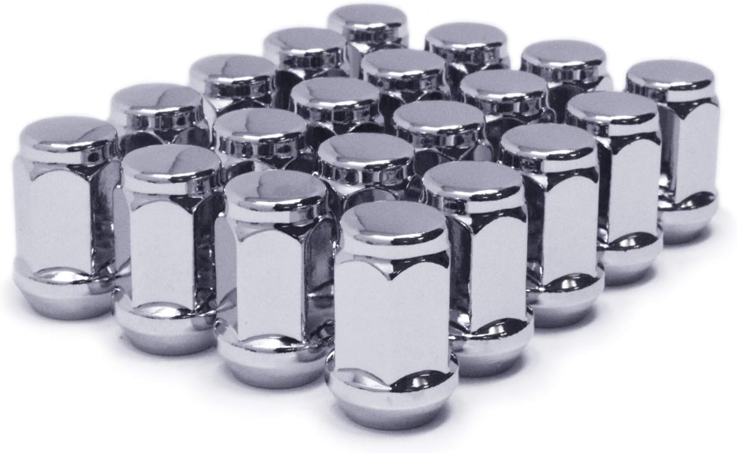 Best Seller WheelGuard 1957, Bulge Acorn Lug Nut, 12mm-1.5, 3/4 (19mm) Hex, Chrome Plating (20)