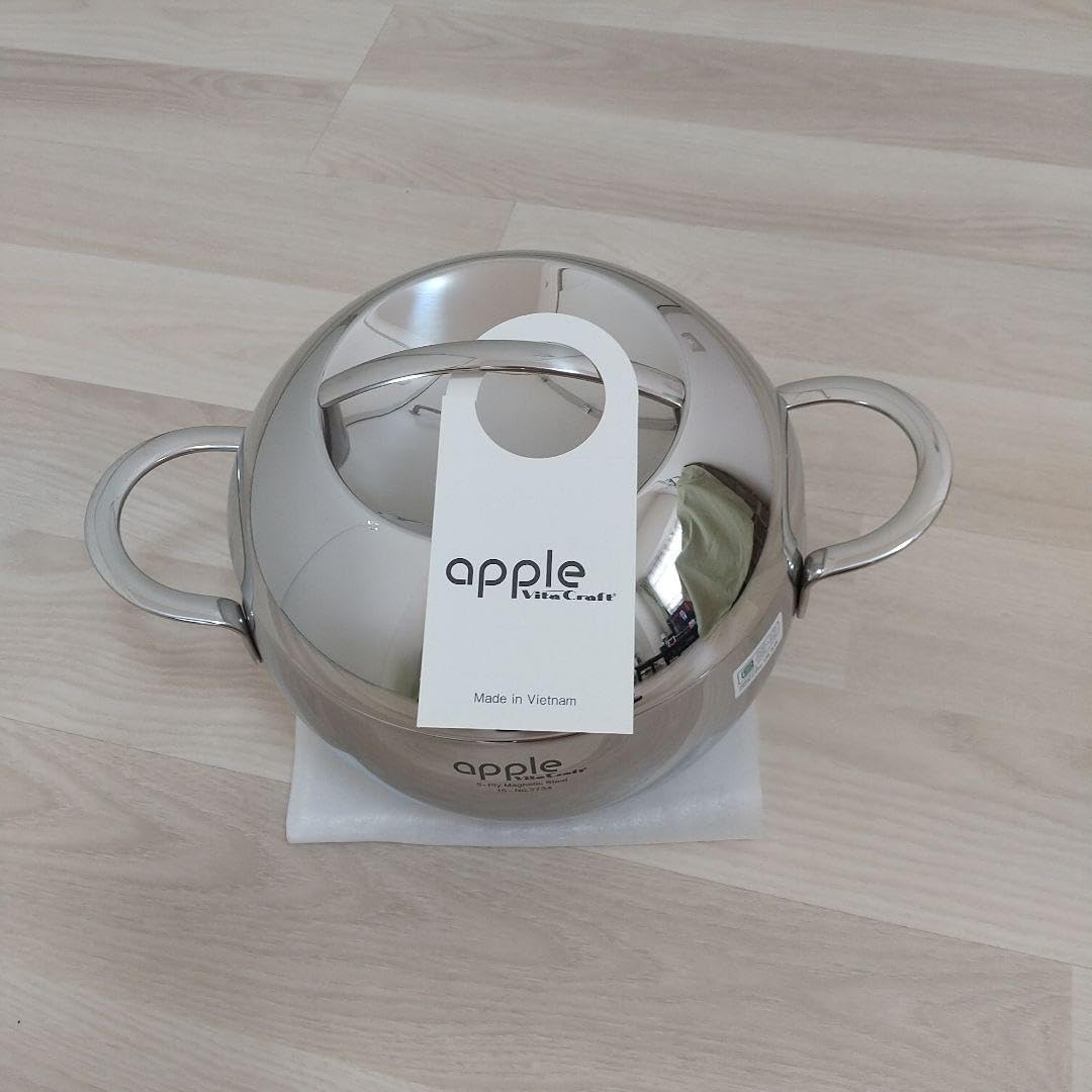 値下げ ビタクラフト アップル両手ナベ3.6L 新品未使用・保証書付き ビタクラフト アップル両手ナベ3.6L 未使用・保証書付き ビタクラフト