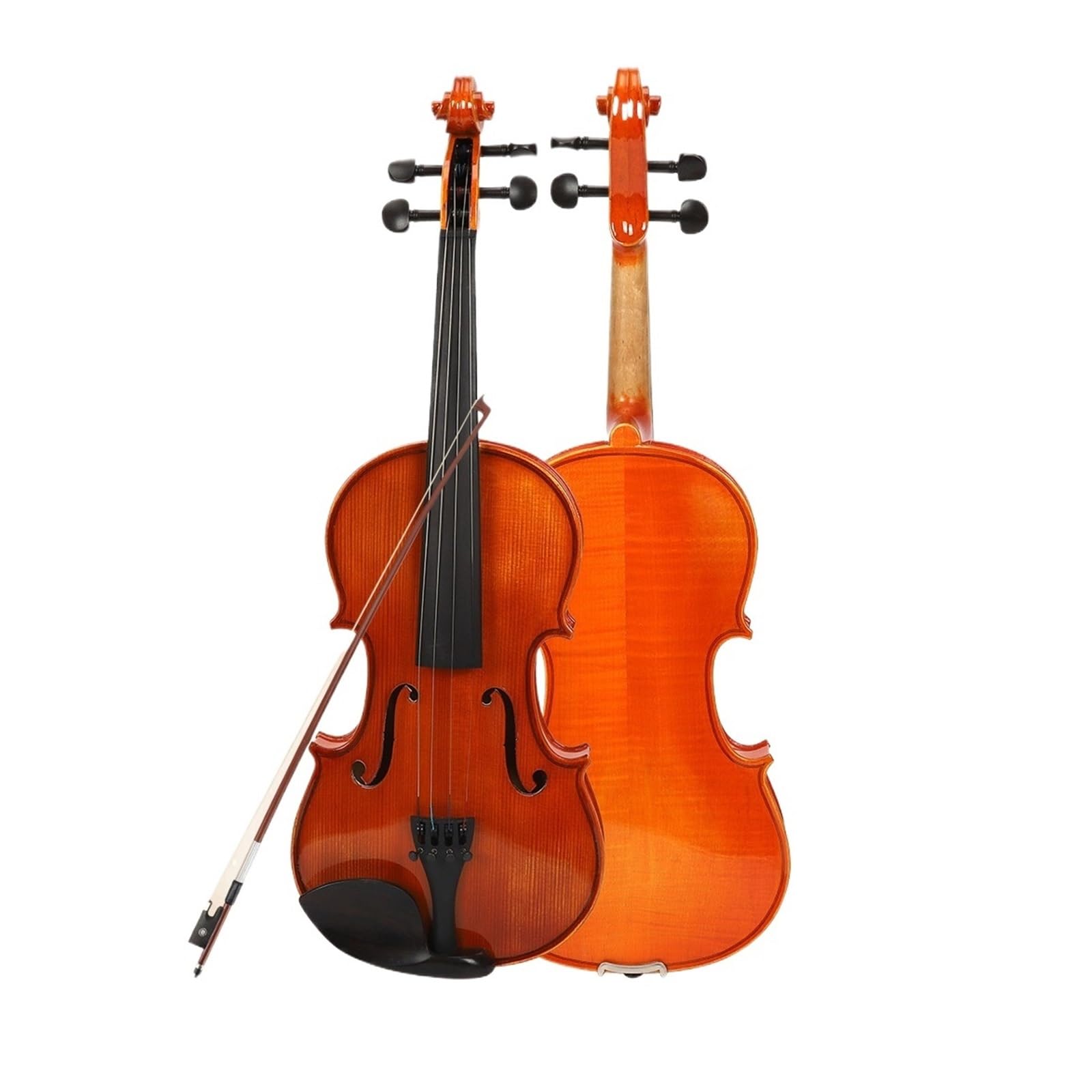 Violín De Madera Maciza De Ébano De 1/8 Instrumento Musical Profesional Instrumento De Violín(1/4)