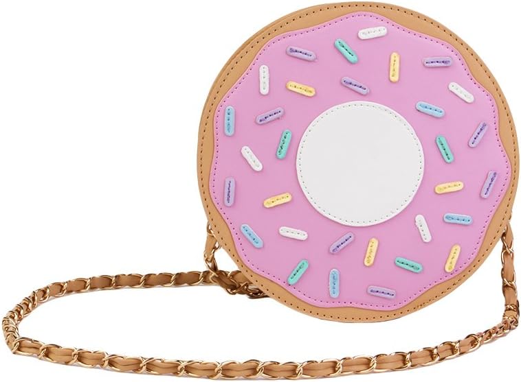 Nila Anthony Frosted Doughnut Donut Shaped Clutch Bag Purse