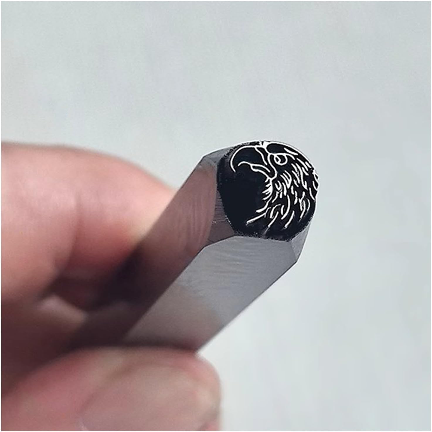 Gold and Silver Jewelry Metal Design Stamping Stamp Tool, 7 Stamps of Different Shapes, Sizes 7mm and 7.5mm (Pattern 1)