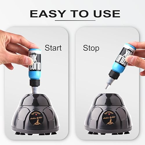 Miniatura 2 de Yugui Mini mezclador de pintura Vortex de 4000 rpm con función táctil, máquina mezcladora de laboratorio de alta velocidad para agitar pintura,