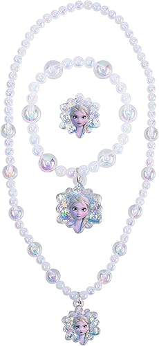 Miniatura 17 de LUV HER Girls Jewelry Set - Dress Up Toy Jewelry Box Set with Bead Necklaces, Bracelets, and Rings - Frozen Play Accessories - Ages 3+