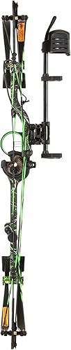 Miniatura 59 de Bear Archery Royale - Paquete de arco compuesto listo para cazar para adultos y jóvenes, longitud de estiramiento de 12 a 27 pulgadas, peso de 5 a