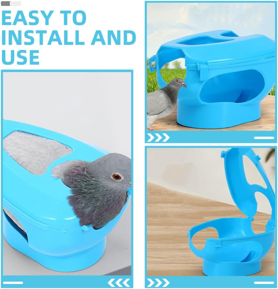 Milisten 2pcs Pigeon Injection Holder Bird Fixed Frame Rack Convenient Pigeon Supplies for Feeding Injection and Observation Lightweight Design for Easy Use image 3