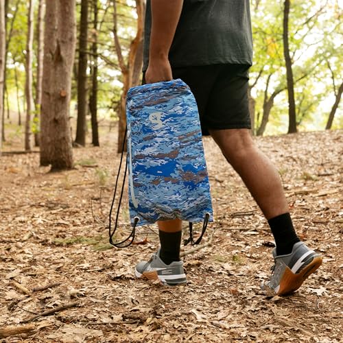 Image of geckobrands Embark 10L Drawstring Backpack - Waterproof, Lightweight Dry Bag for Beach, Hiking, and Light Water Activities