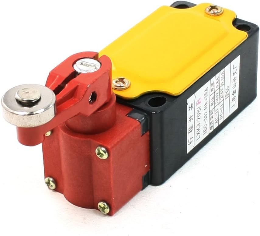 XYWHPGV LXK3-20S/B Rotary Roller Lever Actuator Limit Switch AC 380V DC 220V 10A for CNC Mill 3D Printer Door Switch(514a8 67f57 e691c 3c714 d4408 3ad2c