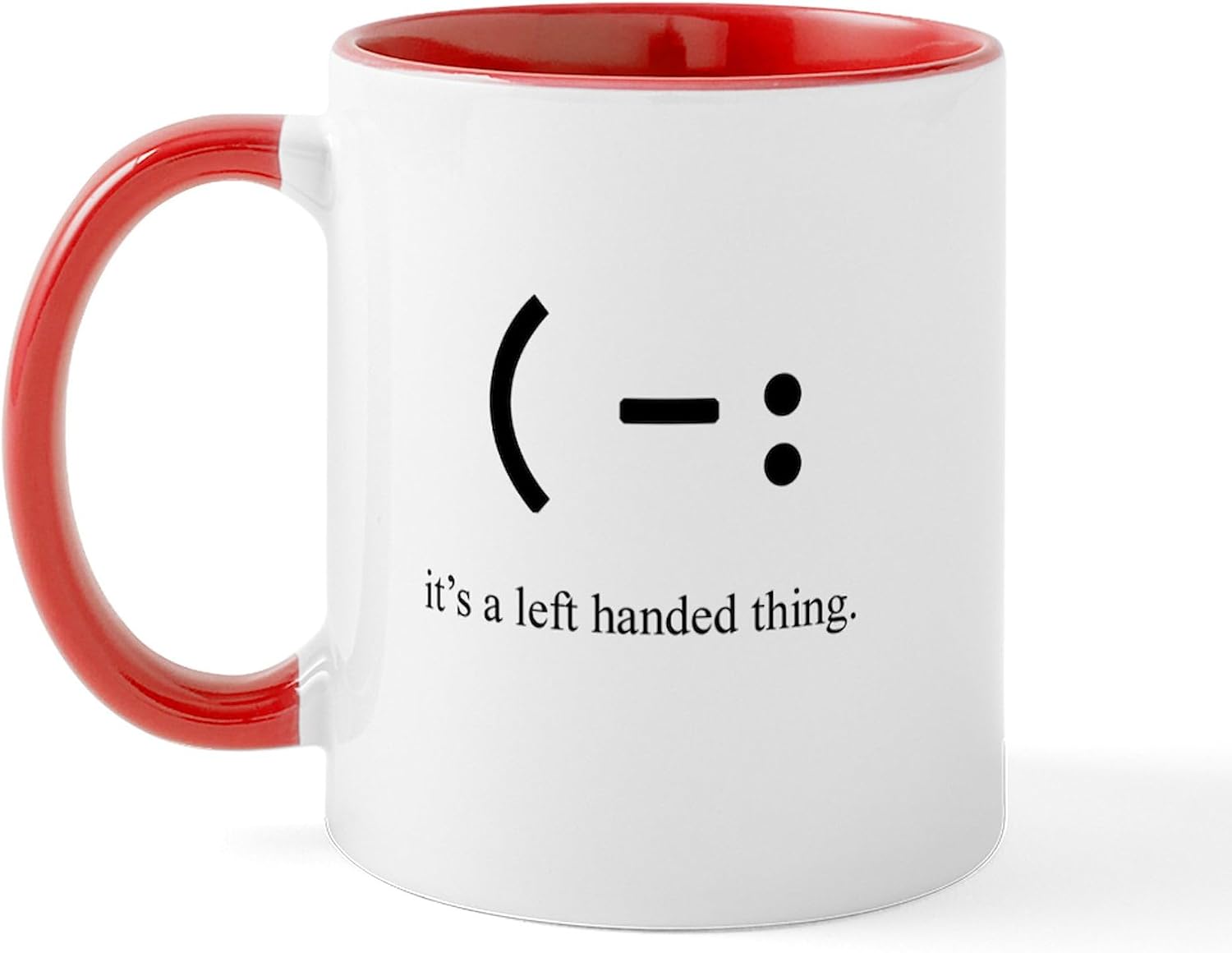 CafePress Left Handed Mug 11 oz (325 ml) Ceramic Coffee Mug