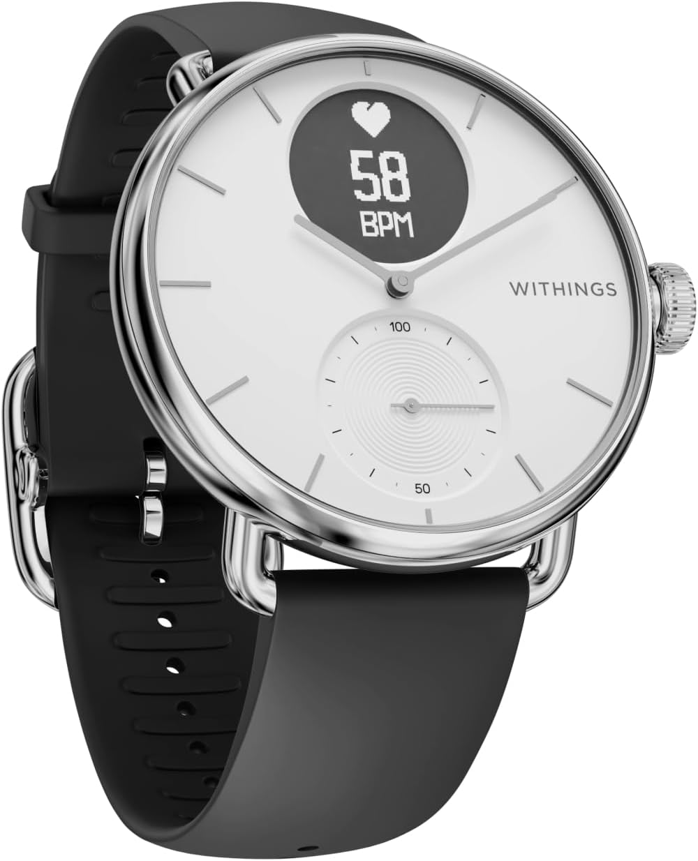 WITHINGS ScanWatch 2 - Montre Connectée Santé - 42mm - Noir - Neuf