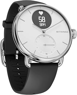 Withings ScanWatch Horizon – Hybrid Smart Watch with ECG, Heart Rate, Oximeter - 30 Day Battery Life - Smart Watches for Women, Smart Watch for Men, Fitness Tracker - Android & iOS