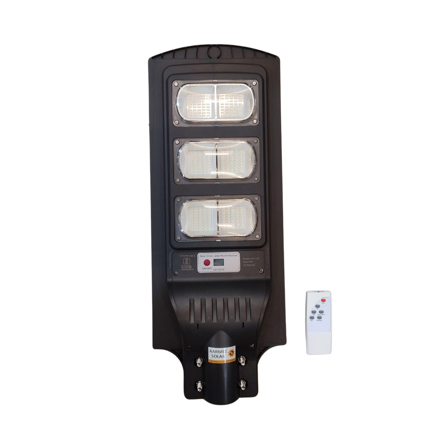 Aarmee Solar Motion Sensor Street Light Outdoor 120 Watt Led Chips 15 watt Brightness All in One Dusk to Dawn Waterproof for Balcony Driveways, Auto On/Off(ABS Plastic) (B0952B134G) Amazon Price History, Amazon Price Tracker