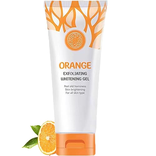 Gel exfoliante naranja para la cara y la piel del cuerpo, gel exfoliante naranja para la cara y la piel del cuerpo, 1.76 oz (1 unidad)
