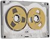 Reel to Reel Blank Cassette Tape 55 Minutes DIY Music Recording Tape Aluminum Alloy Housing with Colorful Metal-Coated Wheels Silver Frame Gold-Plated